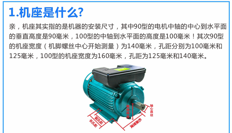 機(jī)座是什么？90機(jī)座電機(jī)和100機(jī)座電機(jī)有啥區(qū)別？